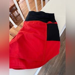 Rabbit running shorts. Size 4. Red. Used